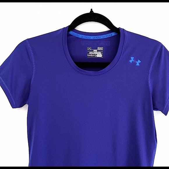 🆕🔥UNDER ARMOUR FITTED SUPER CUTE&SOFT/HEATGEAR SHORT SLEEVE SHIRT&❤️THIS COLOR - Picture 2 of 6